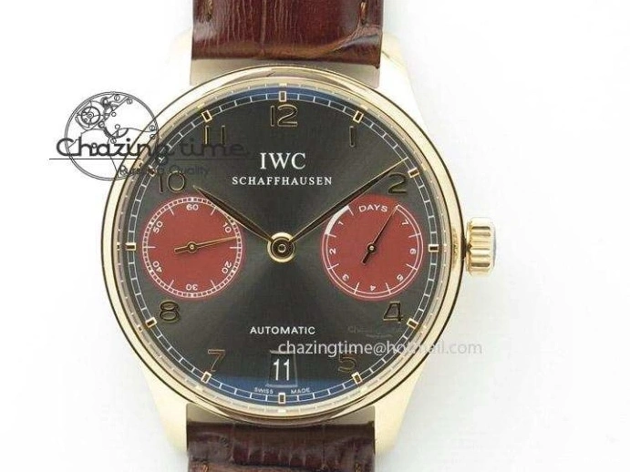 MIROTIME 0421 MoistureWicking Portuguese IW371491 ZF 1:1 Best Edition SS Blue Dial On Leather Strap A79350 (Slim Movement) V 7221